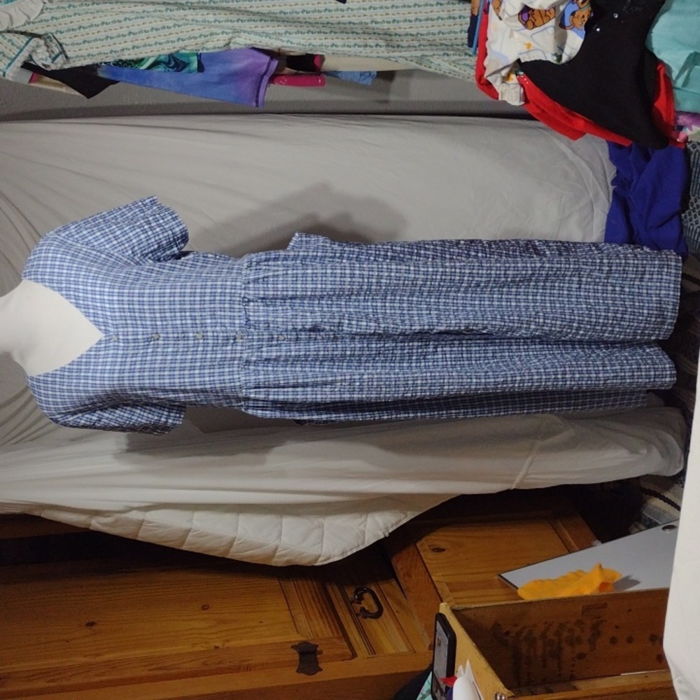 Fab Only Necessities plaid dress, sz 14/16